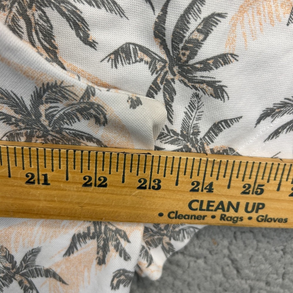 Travis Matthew Golf Polo Men's Size XL Palm Tree Print Performance Stretch - Picture 7 of 7